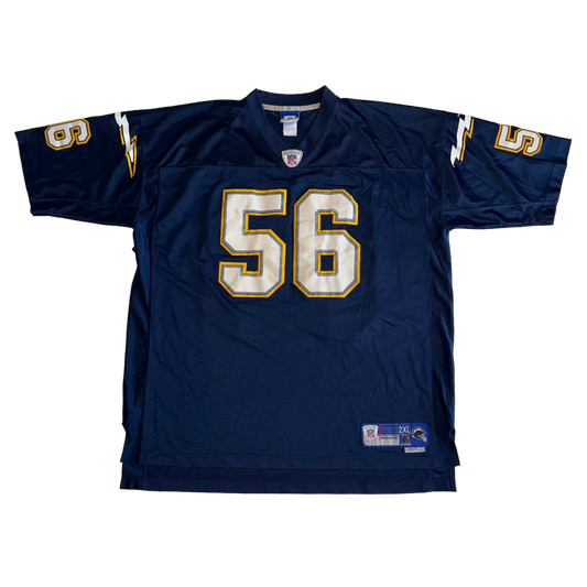 Reebok x NFL - Chargers Shawne Merriman Patched On Field Vintage Y2K Jersey