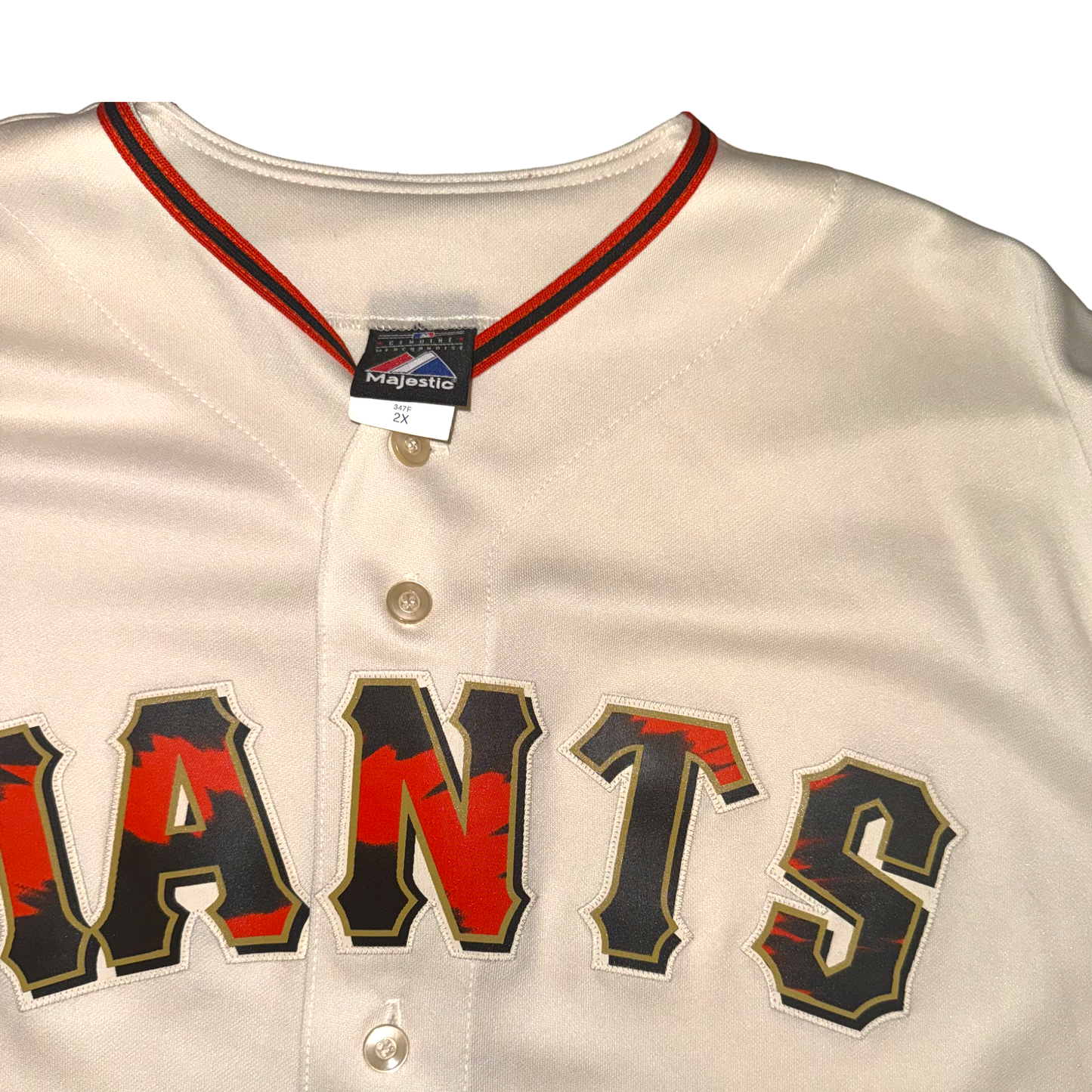 Majestic - San Francisco Giants Grateful Dead Patched Jersey