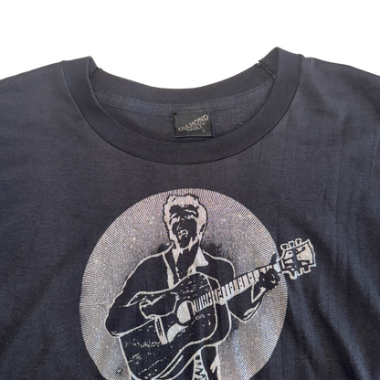 Diamond Dust - Elvis Presley Single Stitch Glitter Graphic Vintage 80s T-Shirt