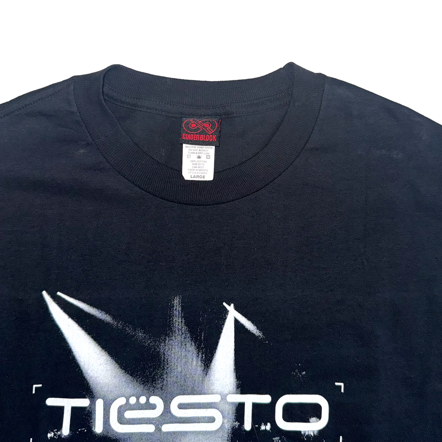 Cinder Block - Tiesto Los Angeles 2005 Tour NWOT Vintage T-Shirt