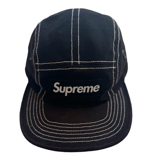 Supreme - Black 5 Panel Box Logo Hat