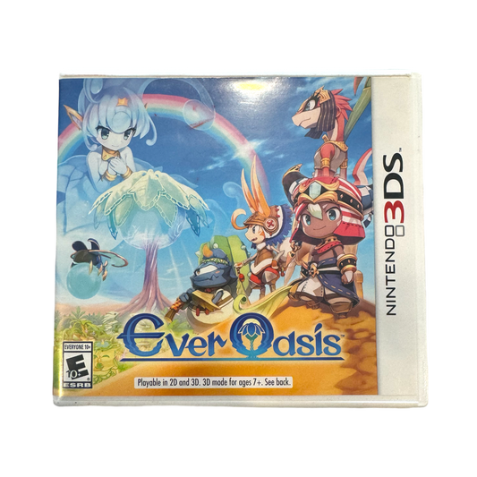 Nintendo 3DS - Ever Oasis CIB Authentic Game