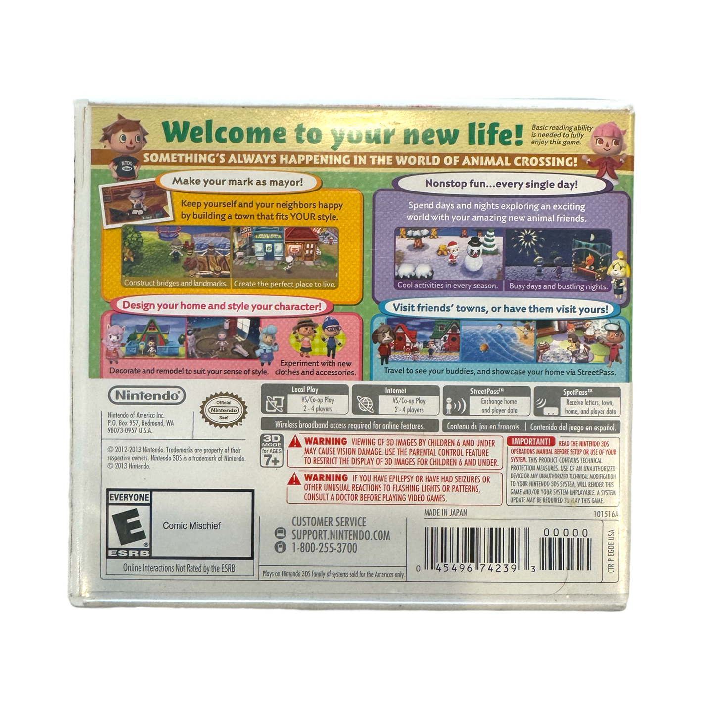 Nintendo 3DS - Animal Crossing Boxed Game