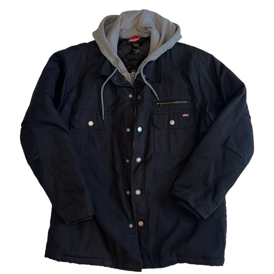 Dickies - Hooded Black Workwear Jacket