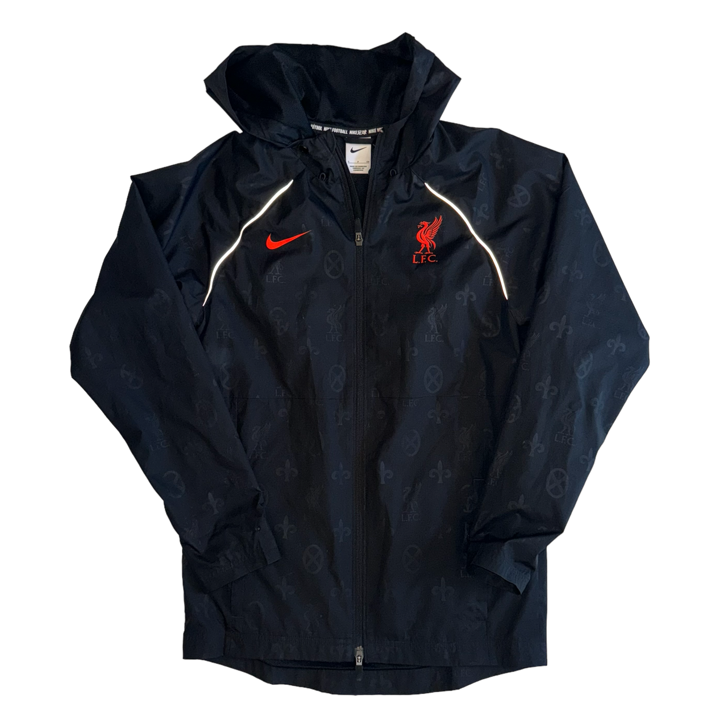 Nike - LFC Liverpool Full Zip Black Windbreaker Jacket