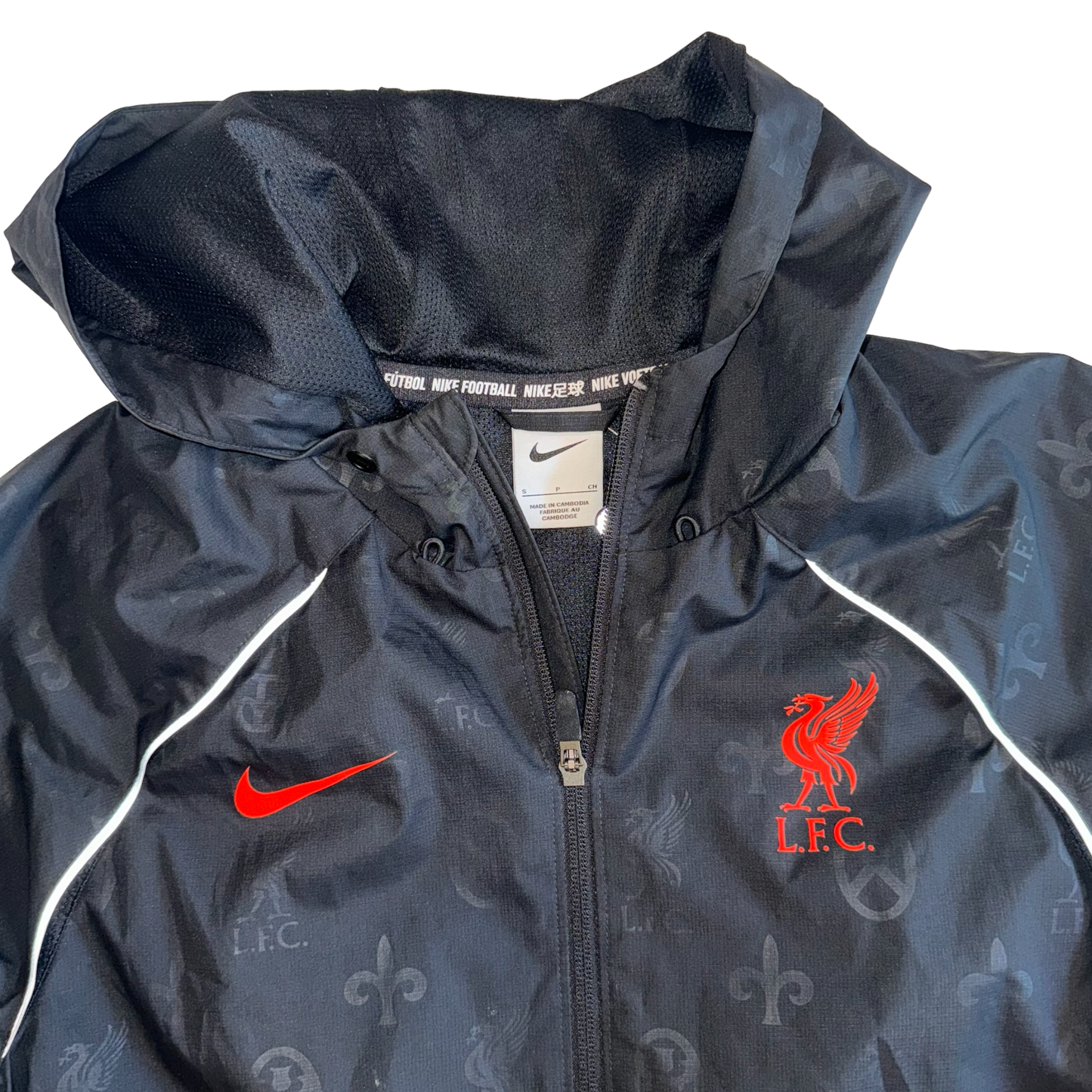 Nike - LFC Liverpool Full Zip Black Windbreaker Jacket