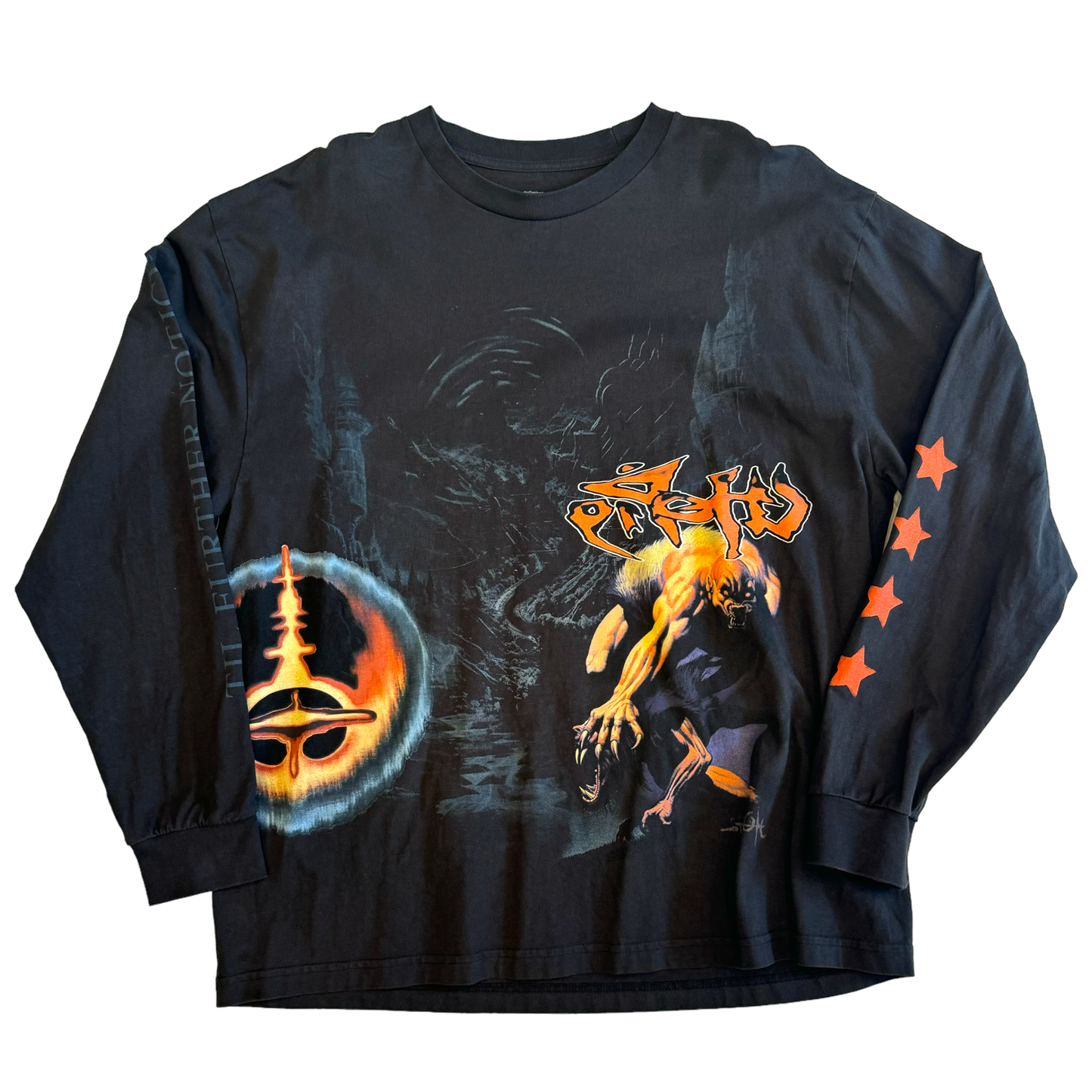 Travis Scott - Tour The Further Notice Graphic Longsleeve T-Shirt