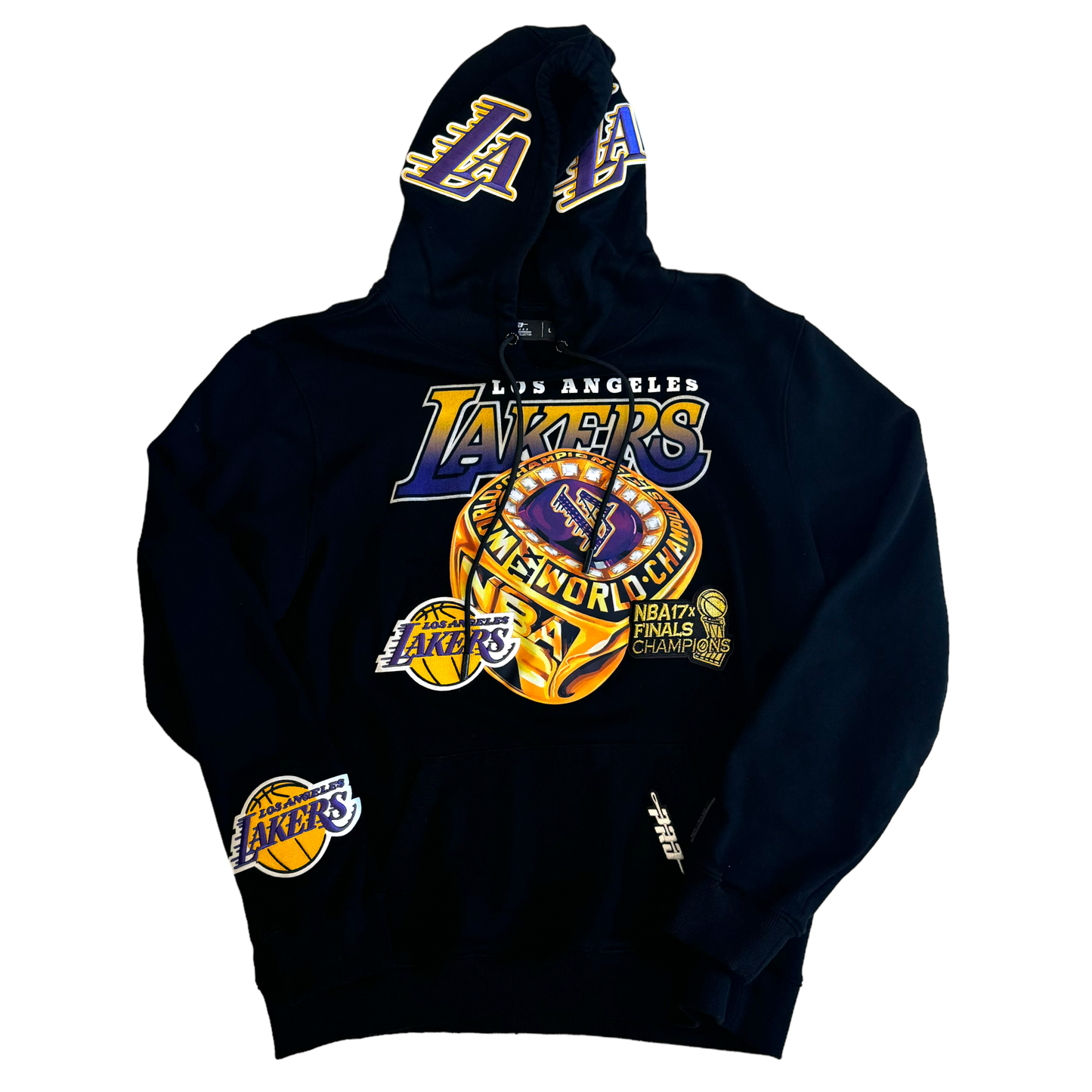 Pro Standard - Los Angeles Lakers Championship Black Hoodie Sweatshirt