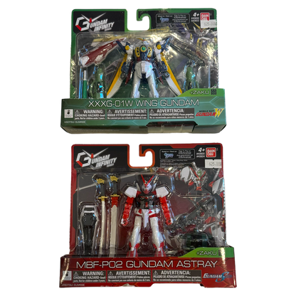 Bandai - Gundam Infinity Series - XXXG-O1W & MBF-P02 Action Figure Set