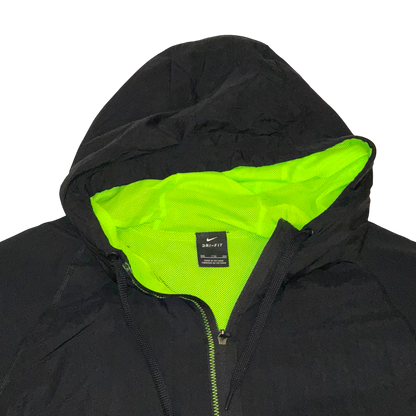 Nike - Black Highlighter Full Zip Windbreaker Jacket