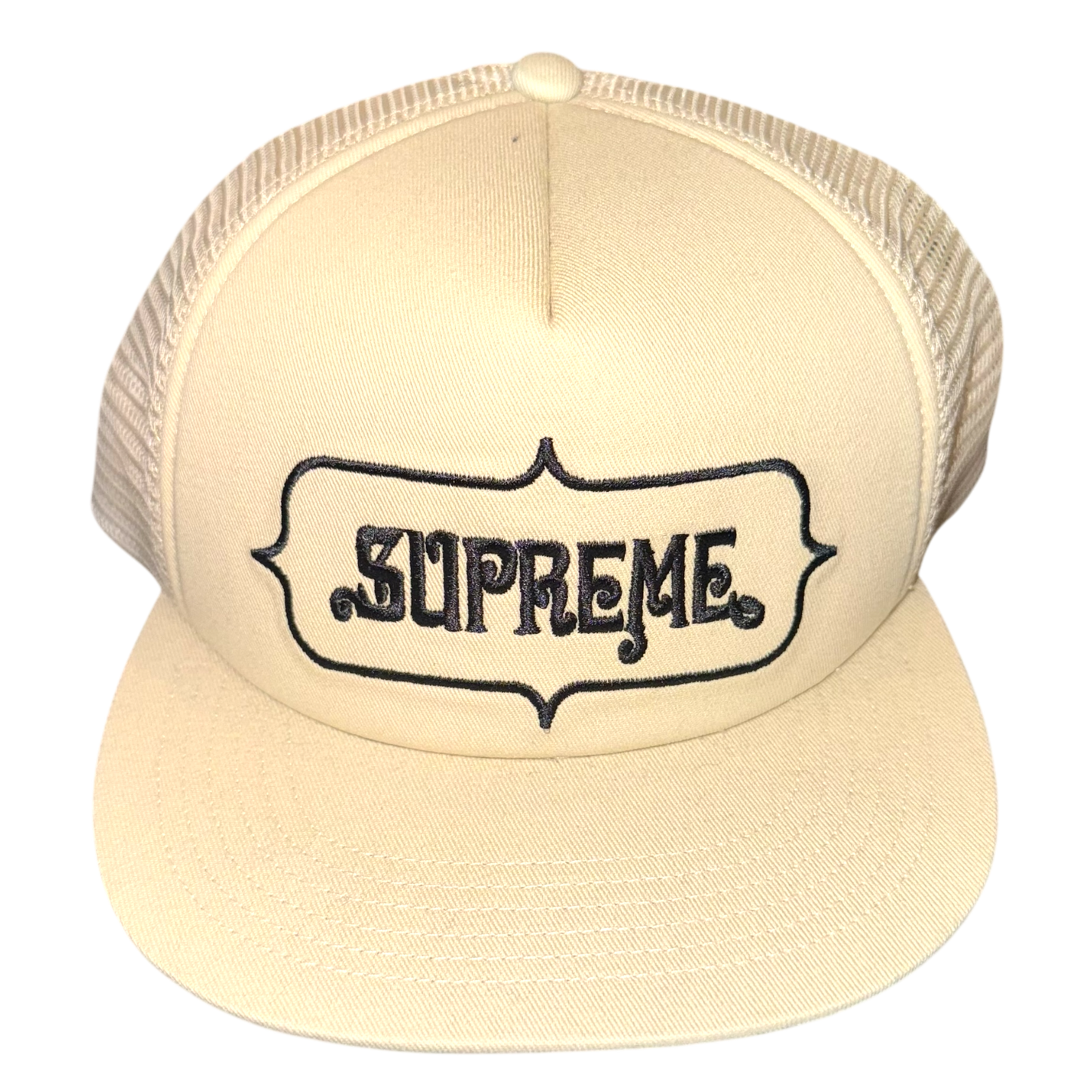 Supreme - SS23 Cream Trucker Snapback Hat