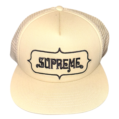 Supreme - SS23 Cream Trucker Snapback Hat