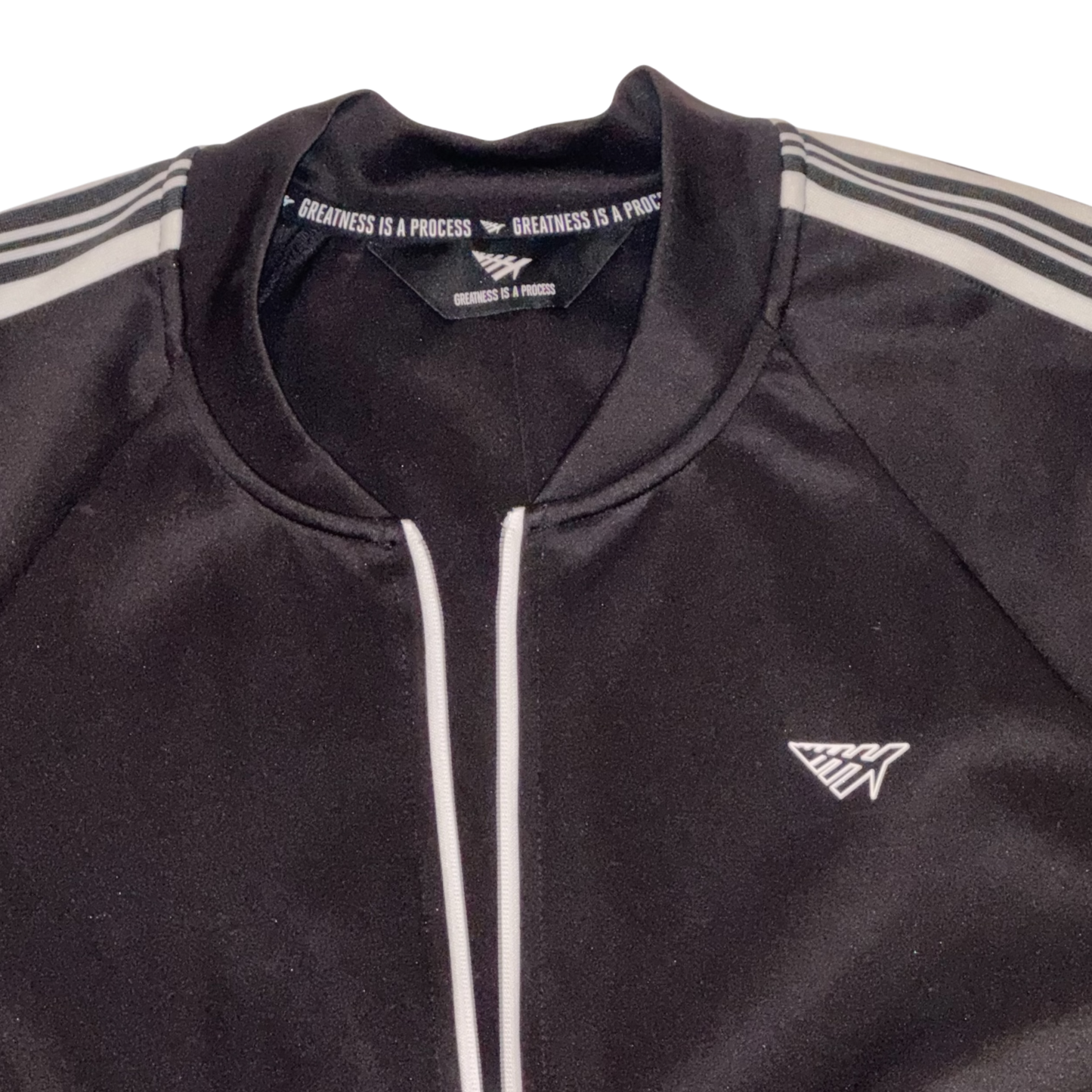 Paper Planes - Full Zip Black Sweatshirt