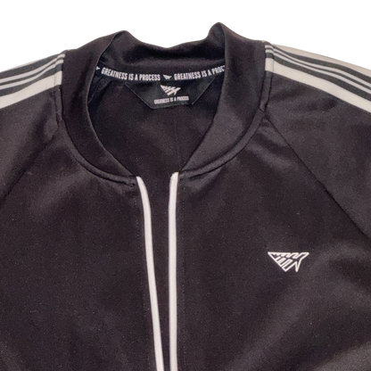 Paper Planes - Full Zip Black Sweatshirt