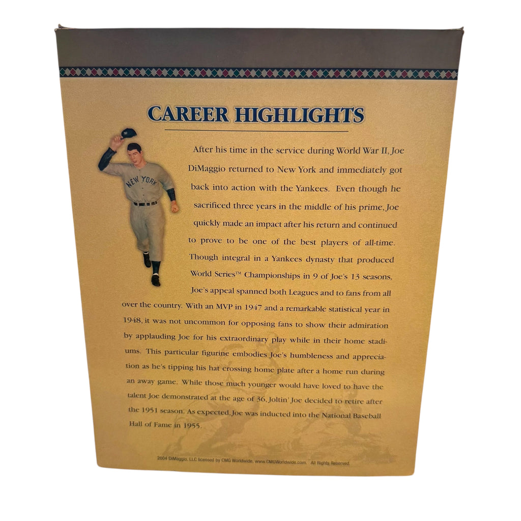 Hartland New Classics - Joe Dimaggio 2004 Commemorative Statue