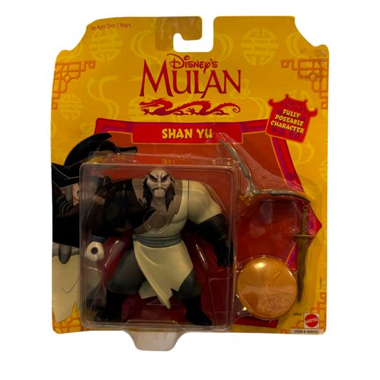 Mattel - Mulan Shan Yu Vintage 90s Action Figure