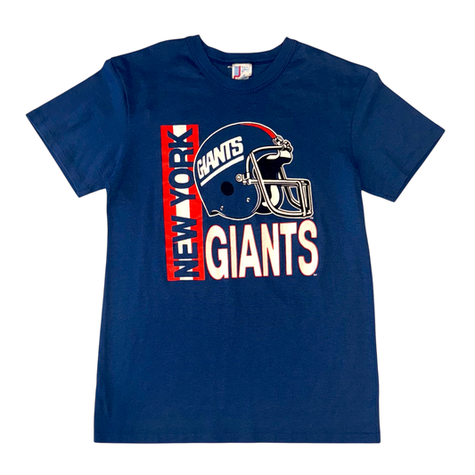 Garan x NFL - New York Giants Navy Graphic Vintage 80s T-Shirt