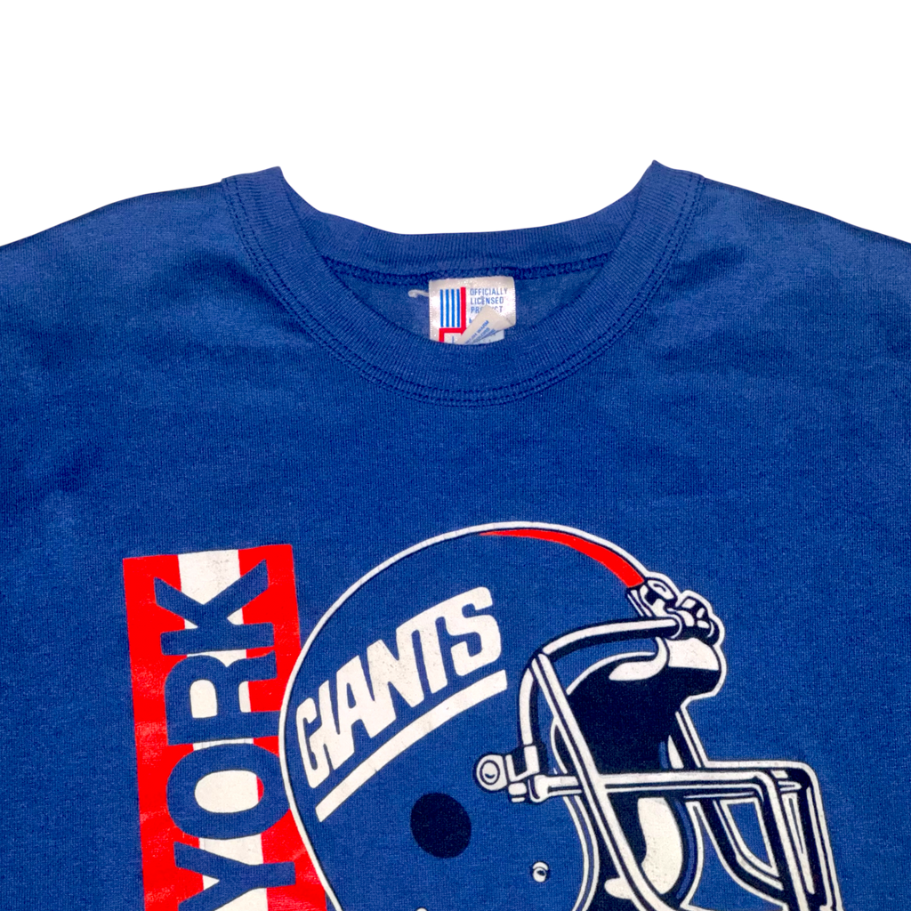 Garan x NFL - New York Giants Navy Graphic Vintage 80s T-Shirt