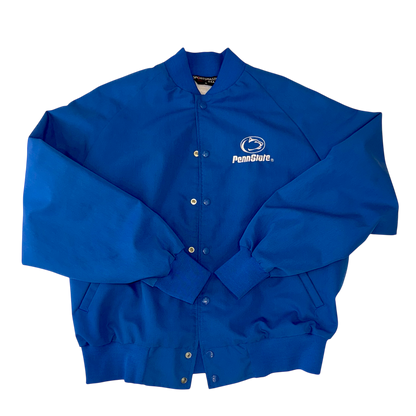 SportsMaster U.S.A. - Penn State Vintage 80s Bomber Blue Jacket