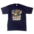 5 Pro Athletic - U.S. Army Vintage Y2K Navy Graphic T-Shirt