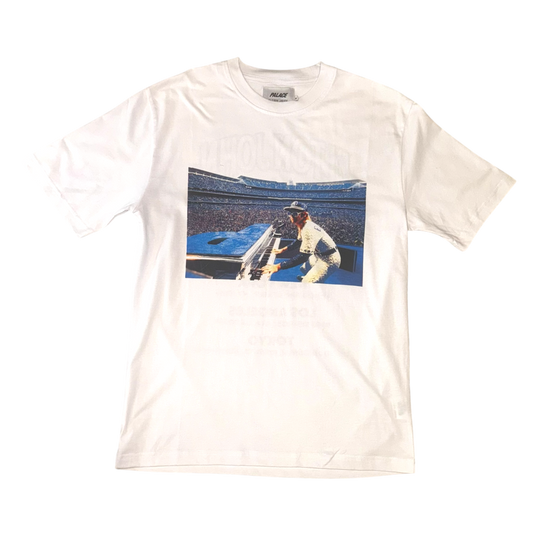 Palace - Elton John P-iano White Graphic T-Shirt