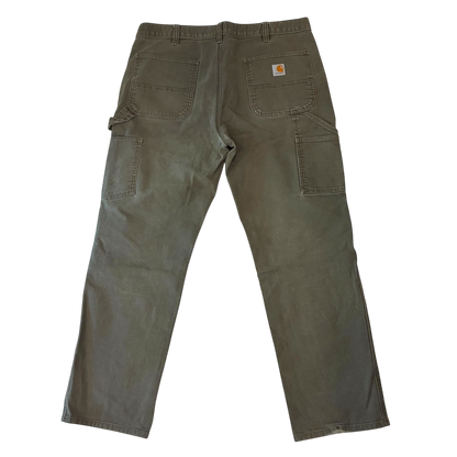 Carhartt - Relaxed Fit Olive Cargo Thrashed Painter Pants