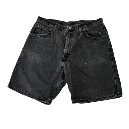 Wrangler - Vintage Y2K Black Denim Shorts