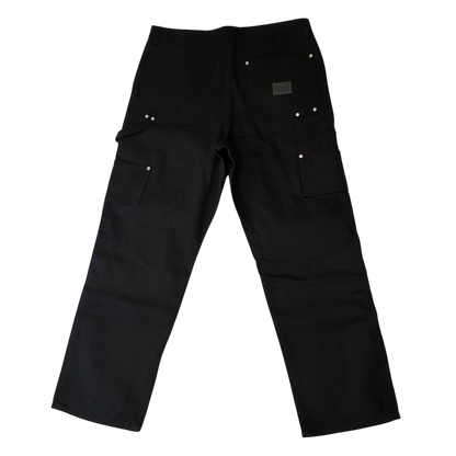 FTP Orange Label - Double Knee Black Pants