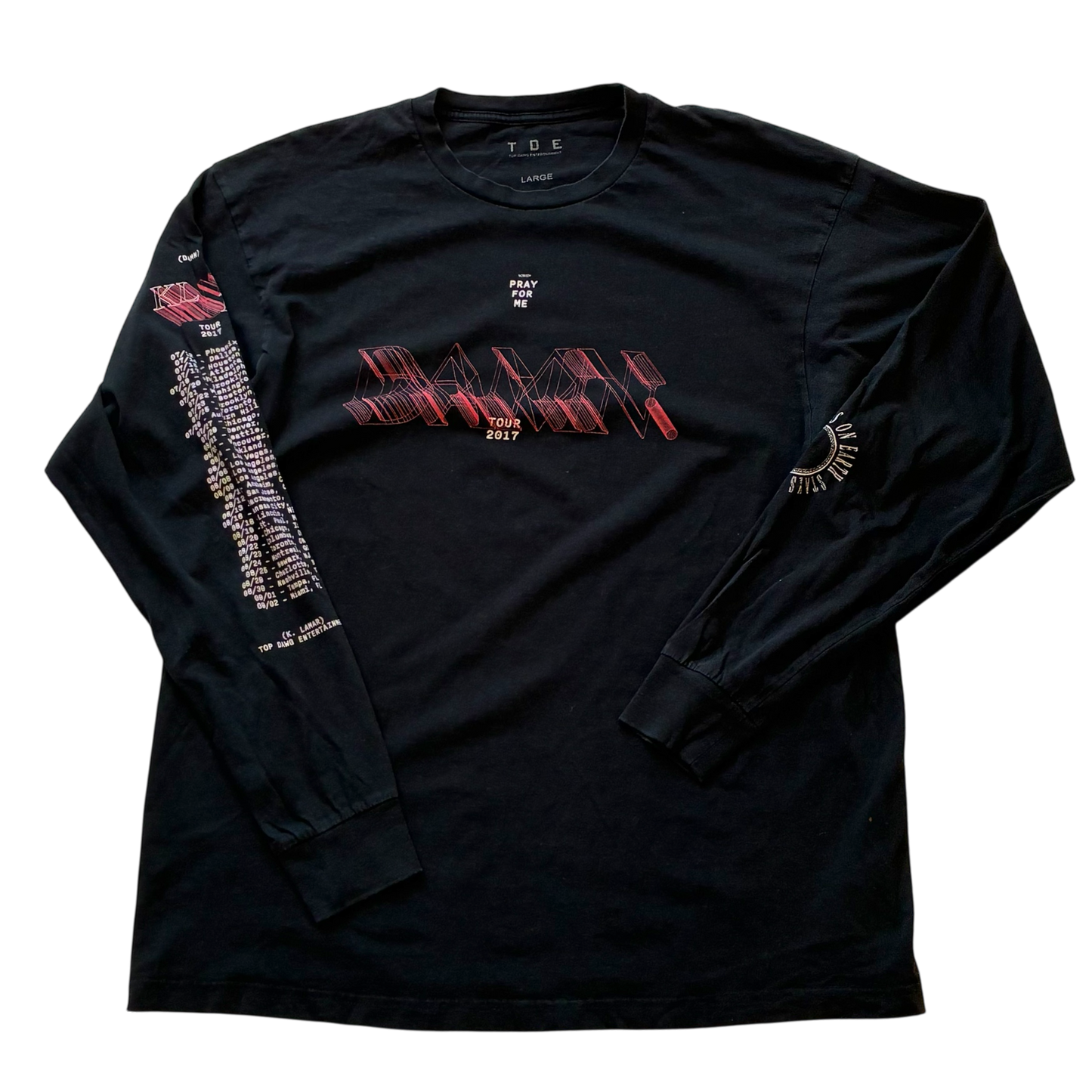 TDE - Kendrick Lamar's 2017 Damn Tour Longsleeve Shirt