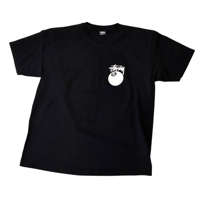 Stussy - Black Eight Ball Graphic T-Shirt