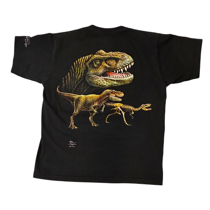 Wild Cotton - Tyrannosaurus Rex Vintage 90s Black Graphic T-Shirt