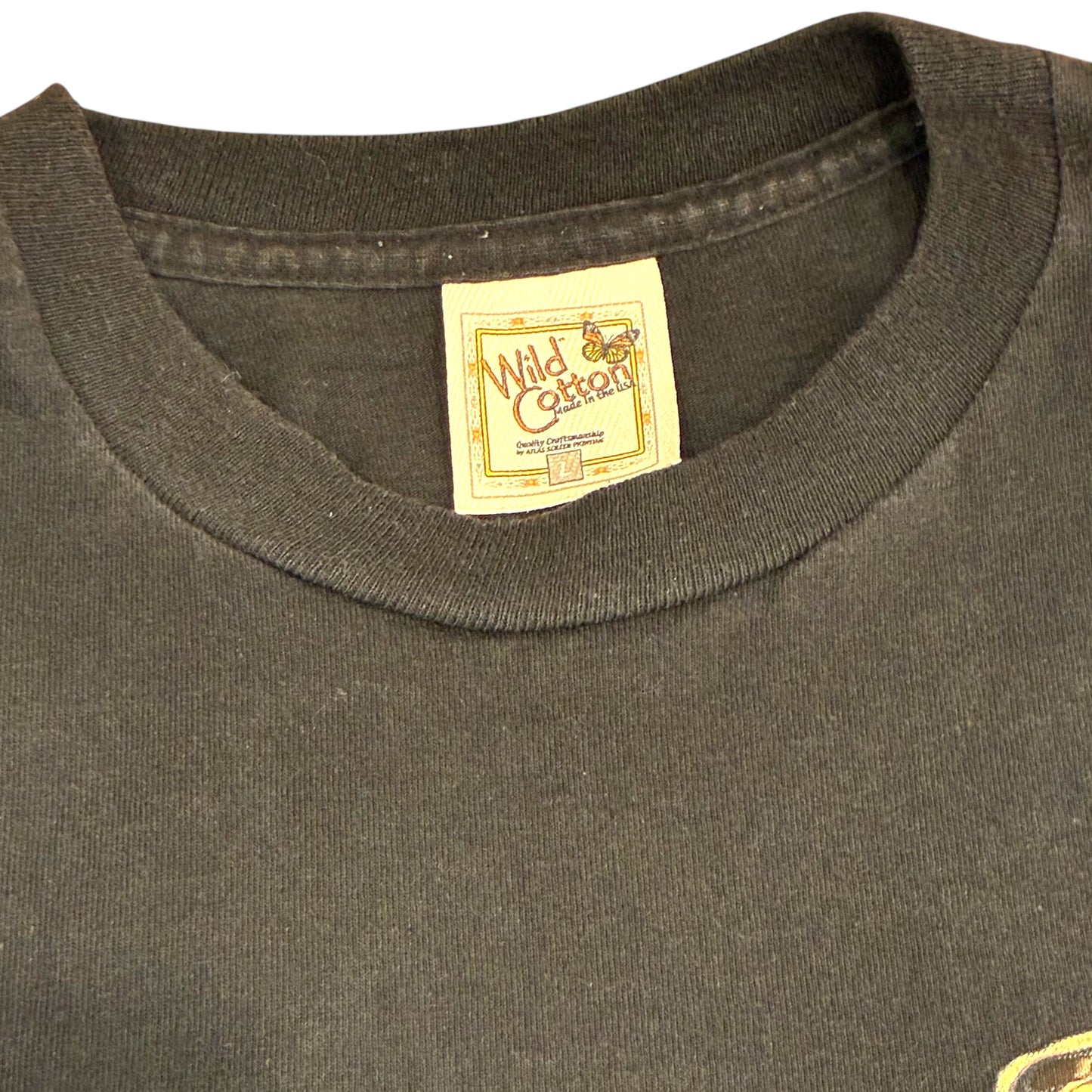 Wild Cotton - Tyrannosaurus Rex Vintage 90s Black Graphic T-Shirt
