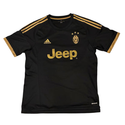 Adidas - Juventus 2015 Black Thirds Futbol Jersey