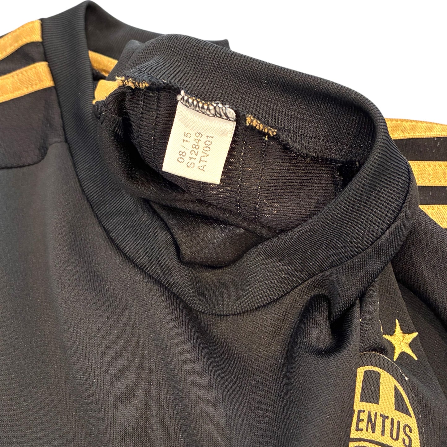 Adidas - Juventus 2015 Black Thirds Futbol Jersey