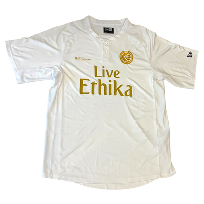 New Era x Ethika  - White Patched Soccer Jersey