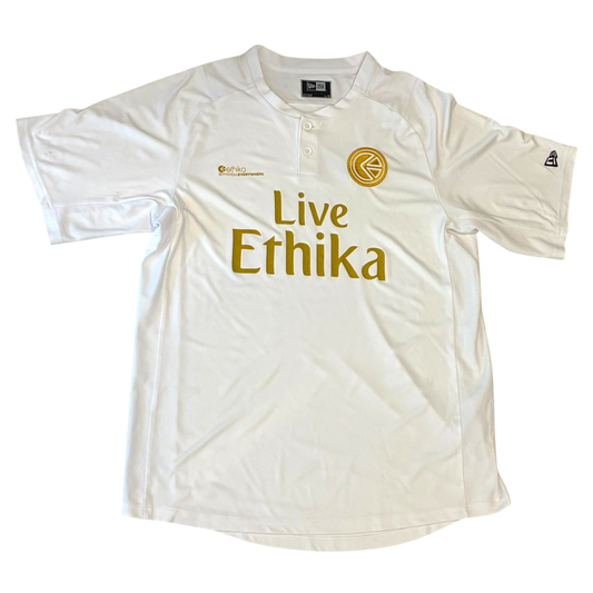 New Era x Ethika  - White Patched Soccer Jersey