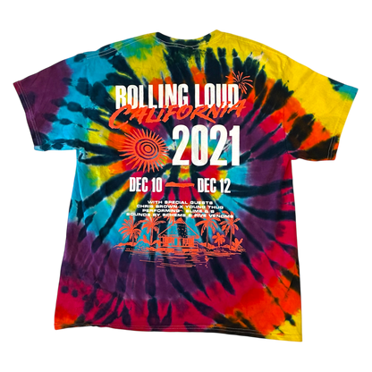 Rolling Loud - 2021 California Tie Dye T-Shirt