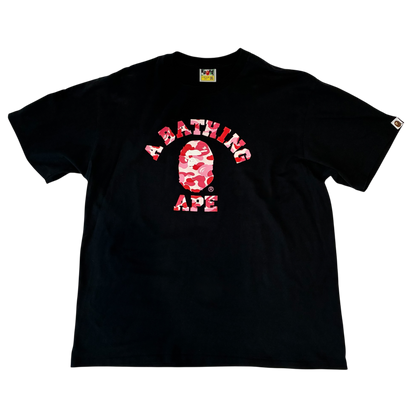 A Bathing Ape - BAPE White Busy Work Graphic Black T-Shirt