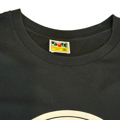 A Bathing Ape - BAPE White Busy Work Graphic Black T-Shirt