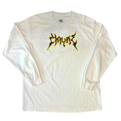 Empyre - White Graphic Longsleeve T-Shirt