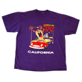 Looney Tunes - Purple Commuter Taz Vintage 90s Graphic T-Shirt