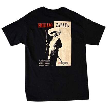 Alstyle - Emiliano Zapata Black Graphic Vintage Y2K T-Shirt