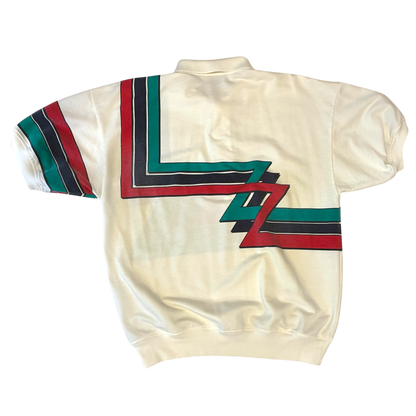 Knightsbridge - White Vintage 80s Polo T-Shirt