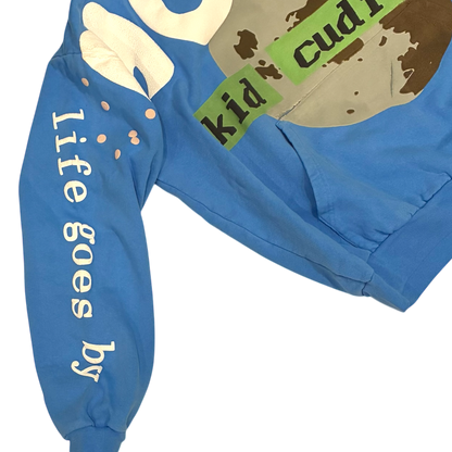 Kid Cudi x CPFM - Man on The Moon III Promo Blue Hoodie Sweatshirt
