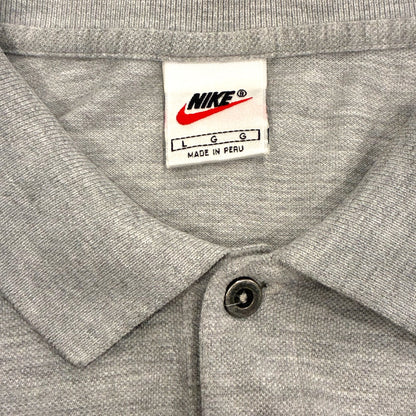 Nike - Grey Vintage 90s Polo T-Shirt