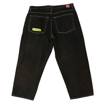 Empyre - Black Wide Leg Denim Jeans