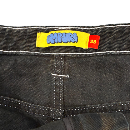 Empyre - Black Wide Leg Denim Jeans