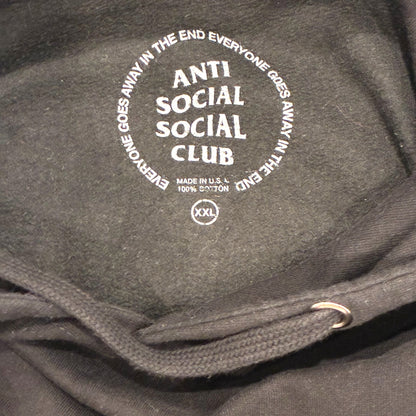 Anti Social Social Club - Multi Colored Rhinestone Black Hoodie Sweatshirt