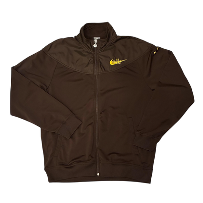 Nike - Brown Full Zip Silver Tab Sweatshirt