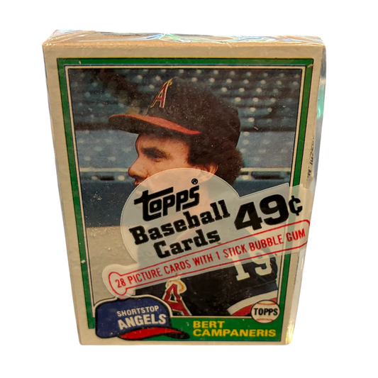 Topps - 1981 Baseball Cello Factory Sealed Pack